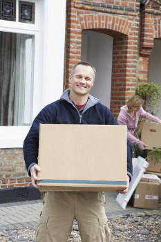 Man and van moving furniture in North Sheen