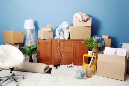 Variety of packing materials and sturdy boxes for local moves