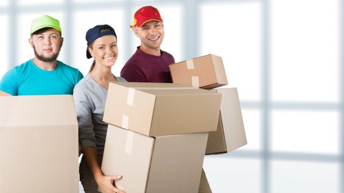 Moving large furniture through a typical North Sheen residential property