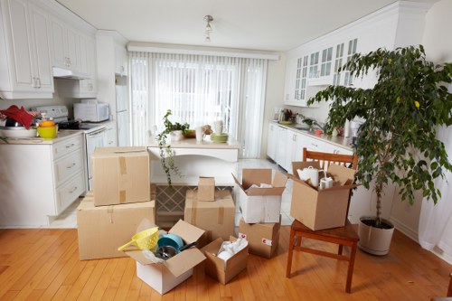 Packing and loading support for a residential move in North Sheen
