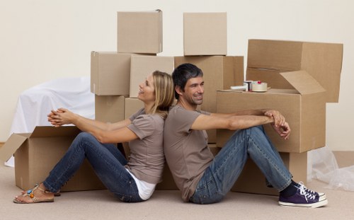 Local North Sheen moving support for boxes and furniture