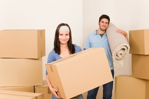 Careful handling of household furniture during a North Sheen move